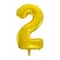 6 Pack: Gold Foil Number Balloon by Celebrate It™